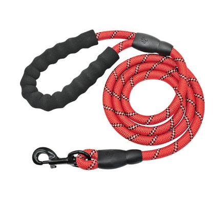 Reflective Safety Dog Leash with Cushioned Grip Handle - Canine Companions