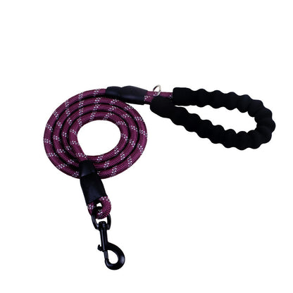 Reflective Safety Dog Leash with Cushioned Grip Handle - Canine Companions