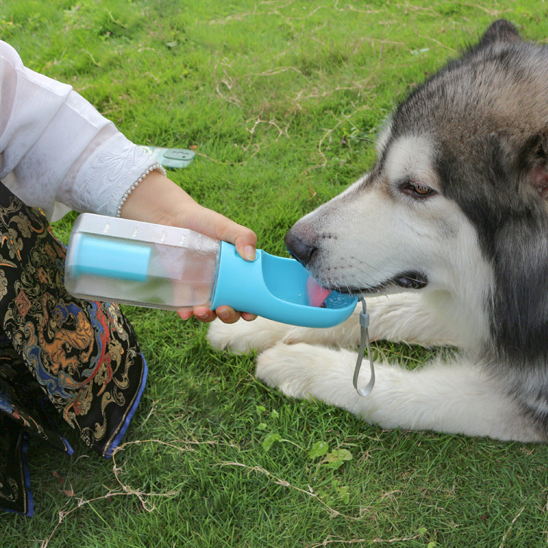 3-in-1 Leak-Proof Portable Pet Water Bottle & Feeder - Canine Companions