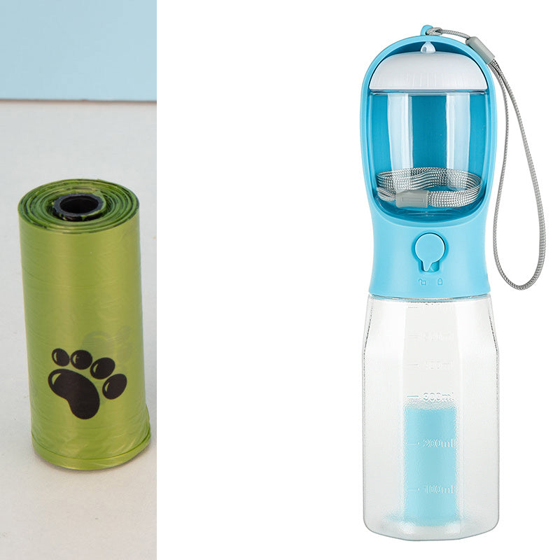 3-in-1 Leak-Proof Portable Pet Water Bottle & Feeder - Canine Companions