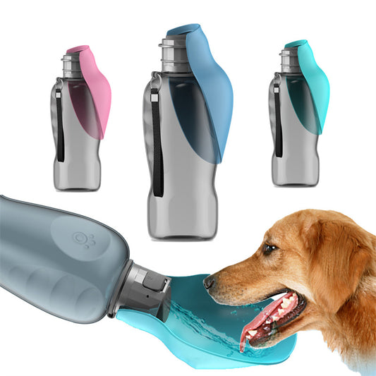 Portable Pet Water Bottle with Foldable Bowl - Canine Companions