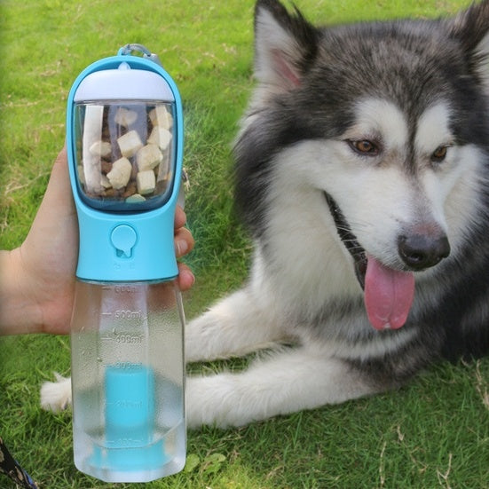 3-in-1 Leak-Proof Portable Pet Water Bottle & Feeder - Canine Companions