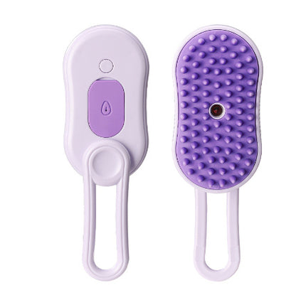 360° USB Rechargeable Pet Grooming Steam Brush - Canine Companions